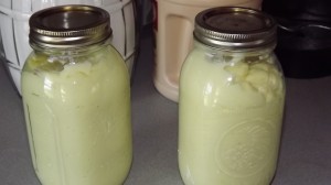 finished whipped laundry soap