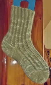 Finished Angora Socks