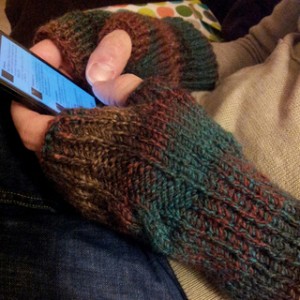 Men's Fingerless Gloves Pattern by Elizabeth Deremiah