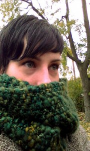 Bed of Moss Infinity Scarf by Natalie Webb